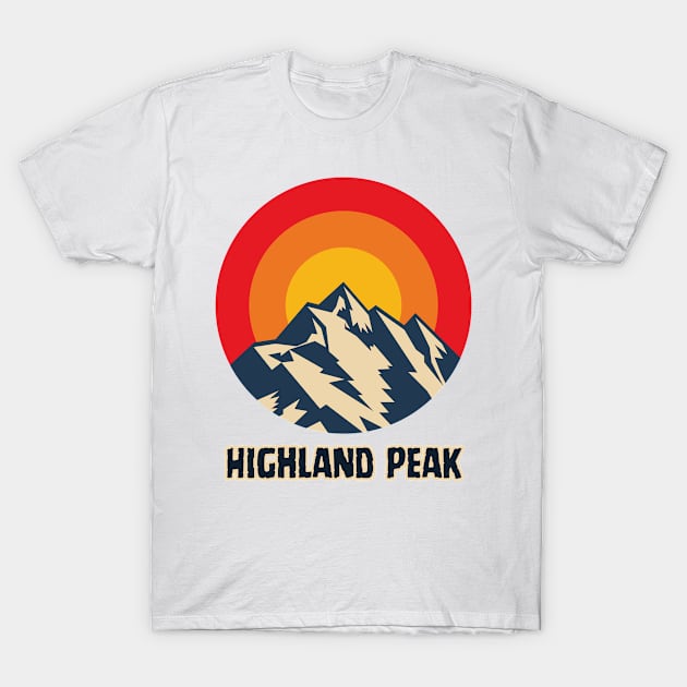 Highland Peak T-Shirt by Canada Cities